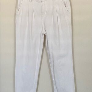 Kenzie True Vintage White Cropped Jeans, Sz 8/29